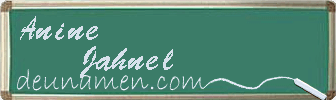 Anine Jahnel Visitenkarte